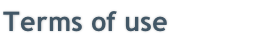 Terms of use